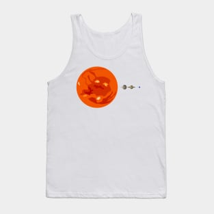 Solar system planets to scale - part 2 Tank Top